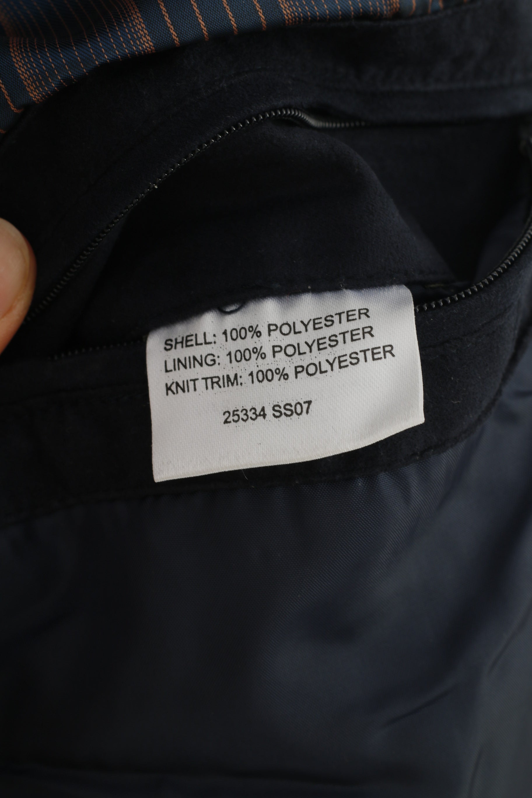 Bosideng Hommes M Bomber Veste Marine Léger Fermeture Éclair Complète Décontracté Velours Vintage Haut
