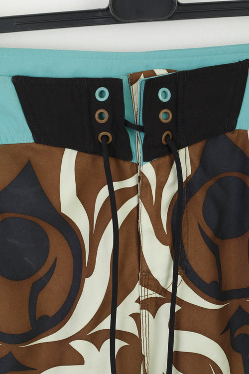 Animal Hommes S Shorts Marron Vert Vintage Graphique Maillots De Bain Conseil Bermuda