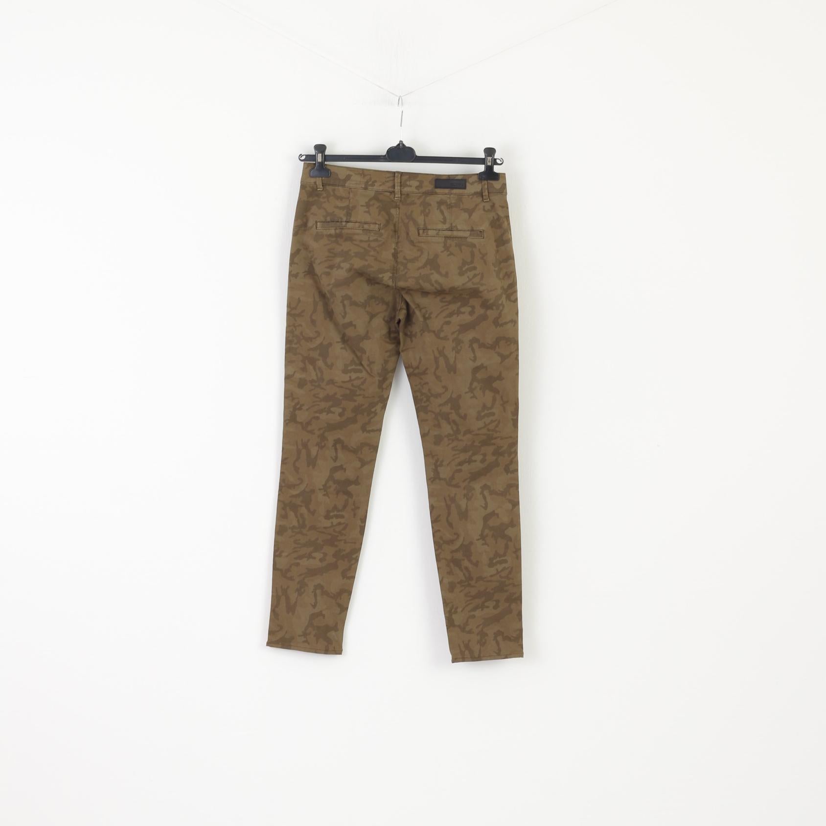 Happy Women 30 Pantalon Kaki Camouflage Cigarette Slim Stretch Joy Pants