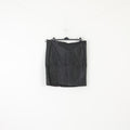 David Moore New York Women 20 46 Mini Skirt Black Soft 100% Leather Party