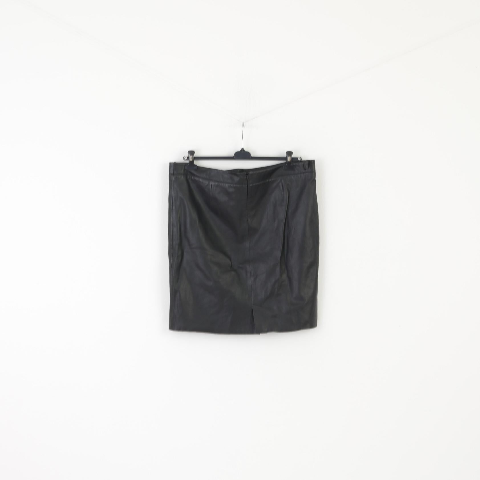 David Moore New York femmes 20 46 mini jupe noir doux 100% cuir fête