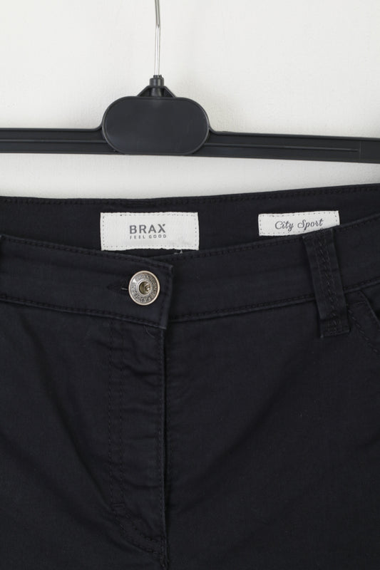 Brax Women 14 31 Trousers Navy Mary City Sport Cotton Classic Skinny Pants