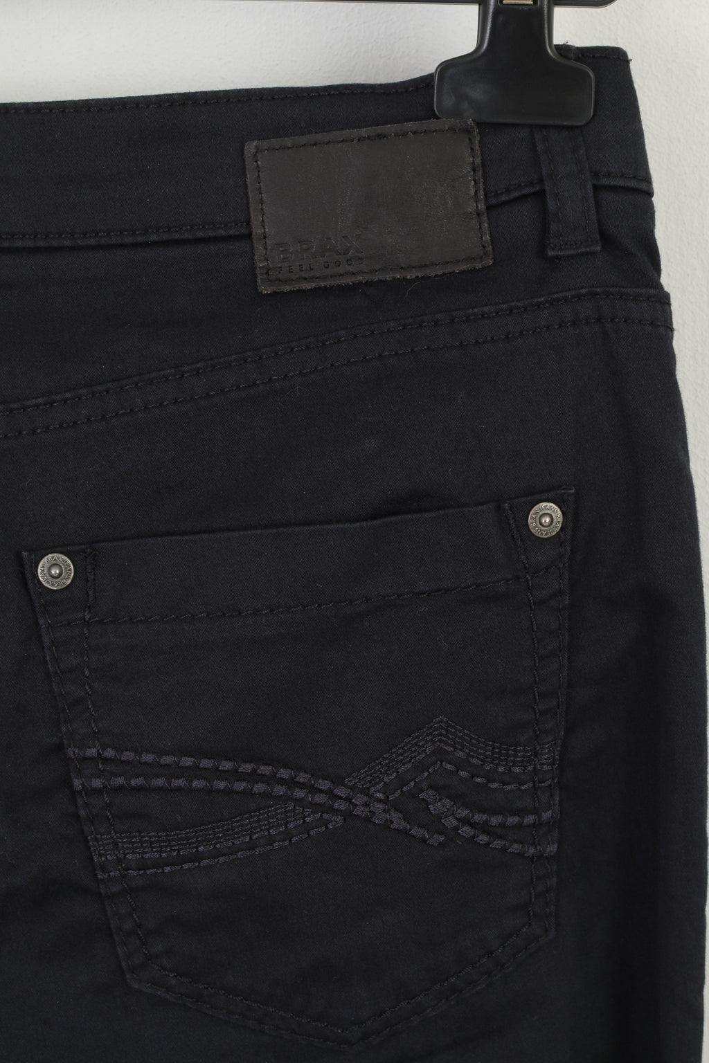 Brax Pantalon skinny classique en coton pour femme 14 31 Bleu marine Mary City Sport