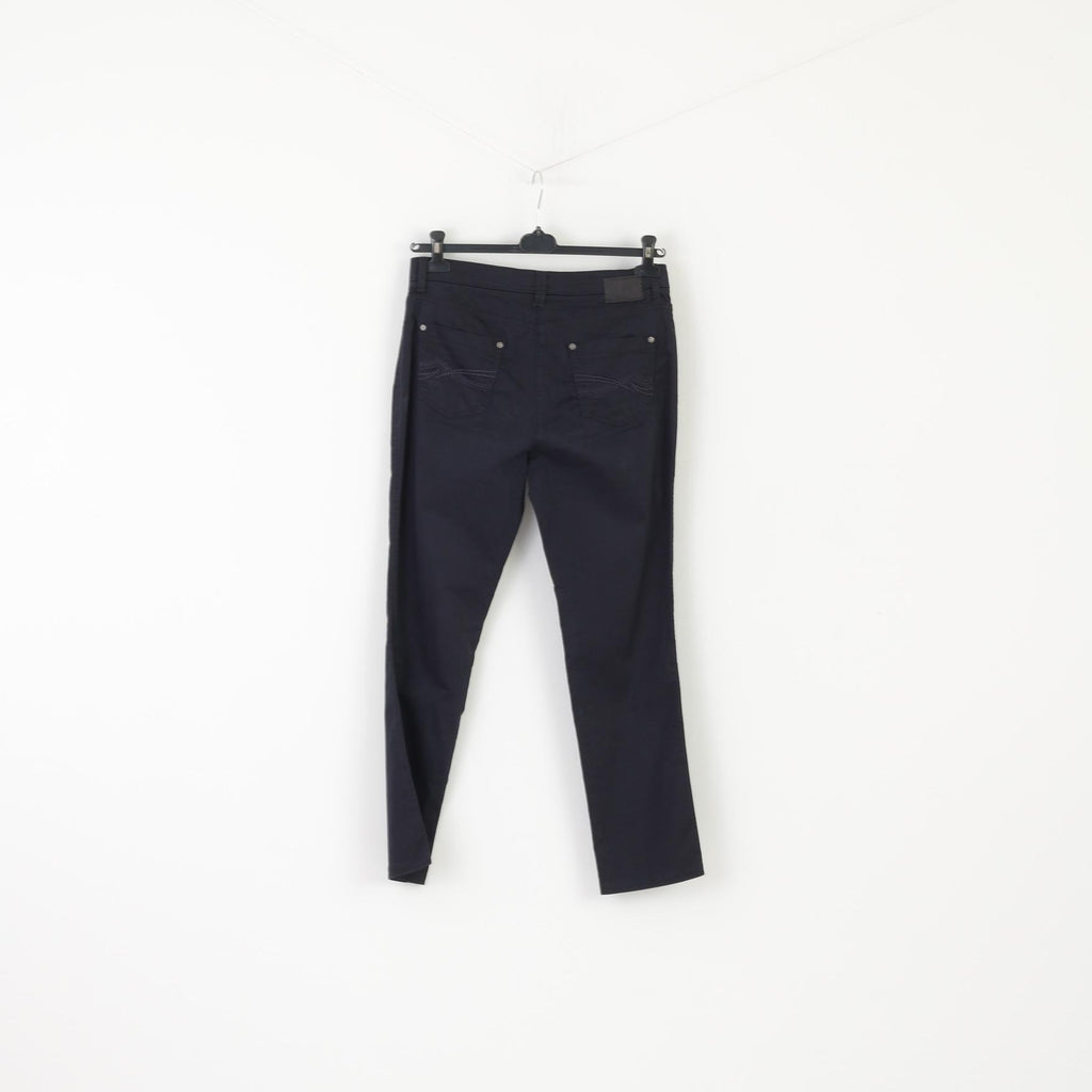 Brax Pantalon skinny classique en coton pour femme 14 31 Bleu marine Mary City Sport