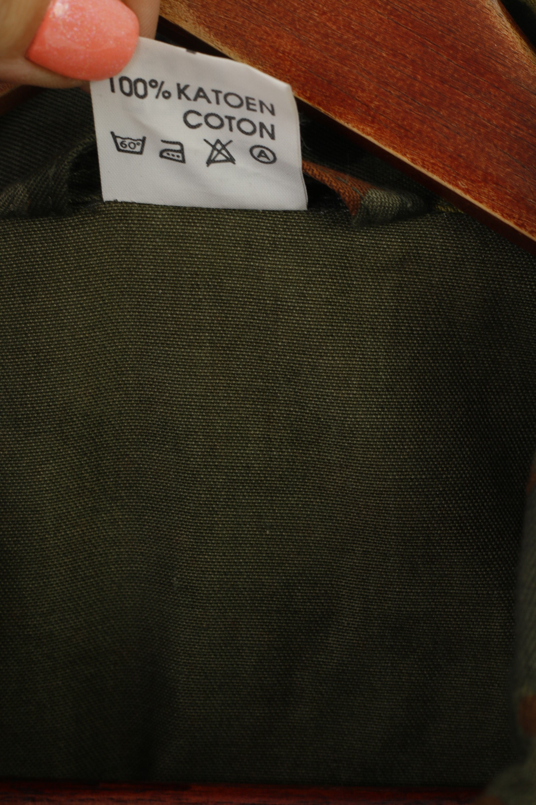 Preta Men 54 L Uniform Suit Set Pantaloni da camicia militare in cotone mimetico verde mimetico