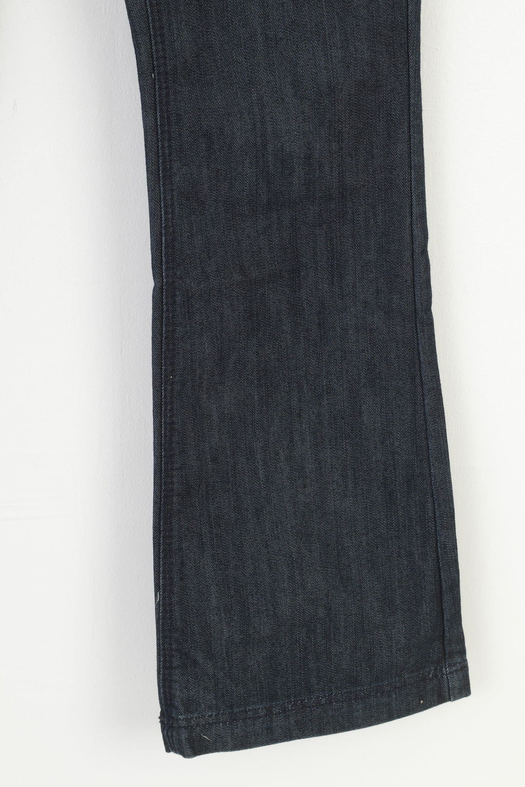 River Island Women 12 38 Jeans Trousers Navy Cotton  Gold Detailed  Original Pants