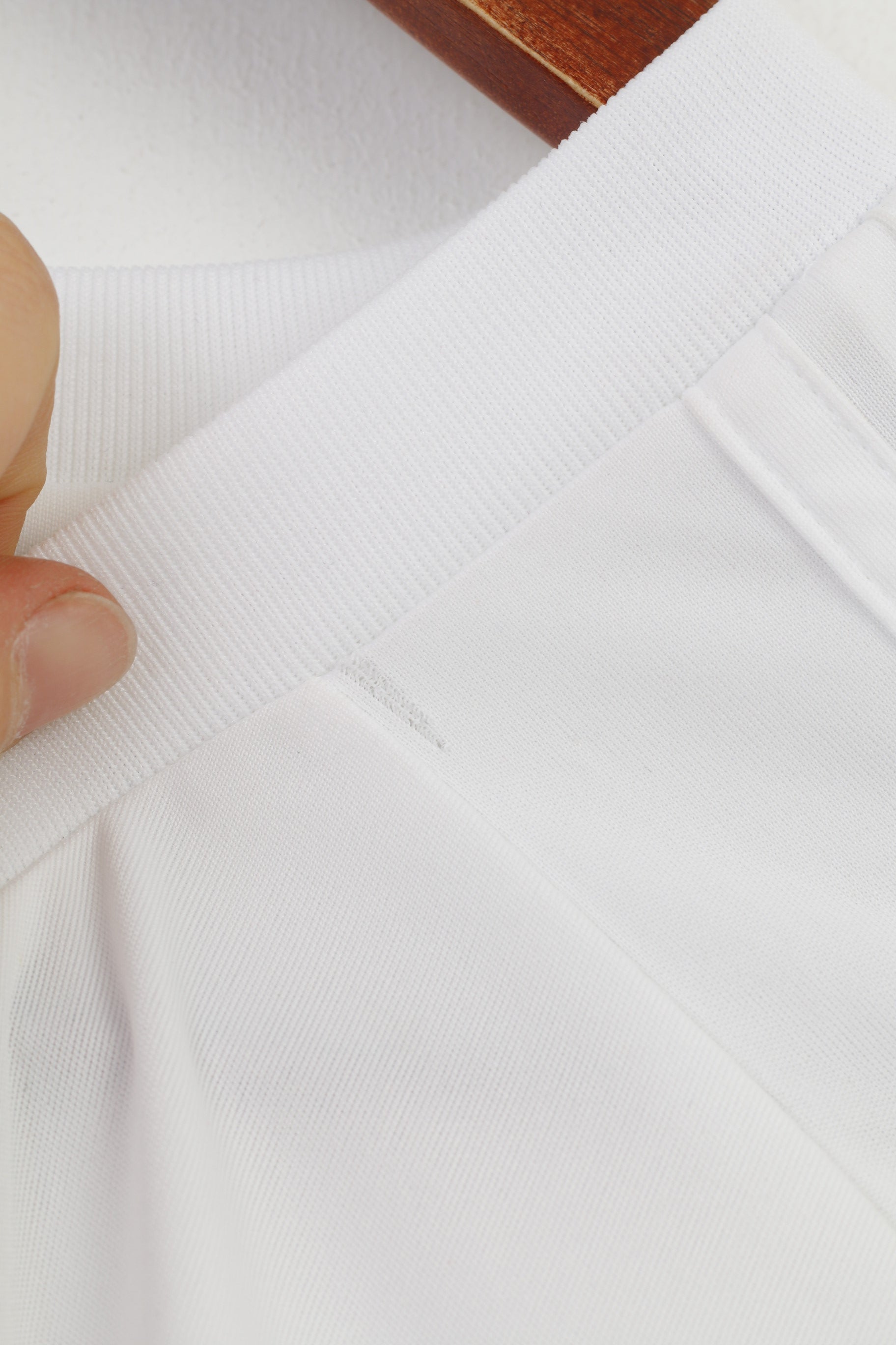 ADIDAS Men L Shirt Climacool  Sportswear White Football Training Top