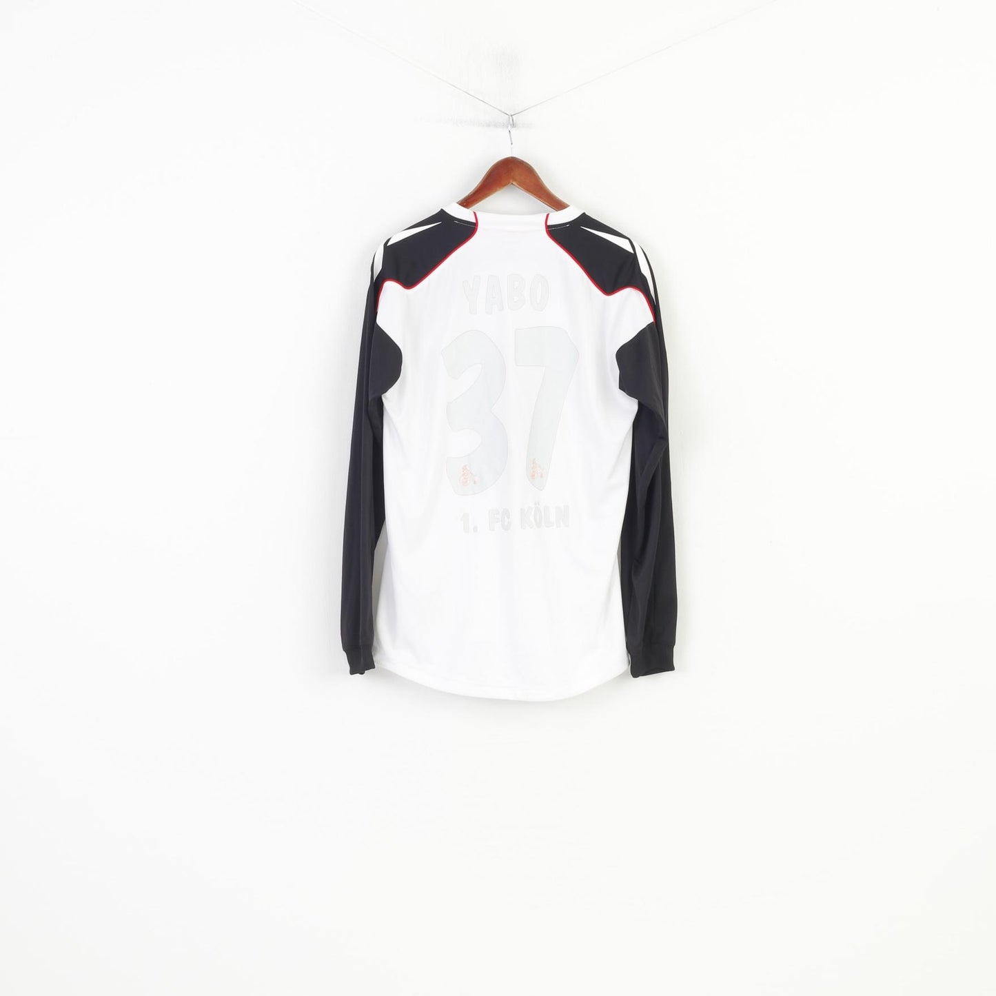 Reebok Uomo M Maglia a maniche lunghe Training Sportswear Poliestere Bianco Rewe Vintage Top