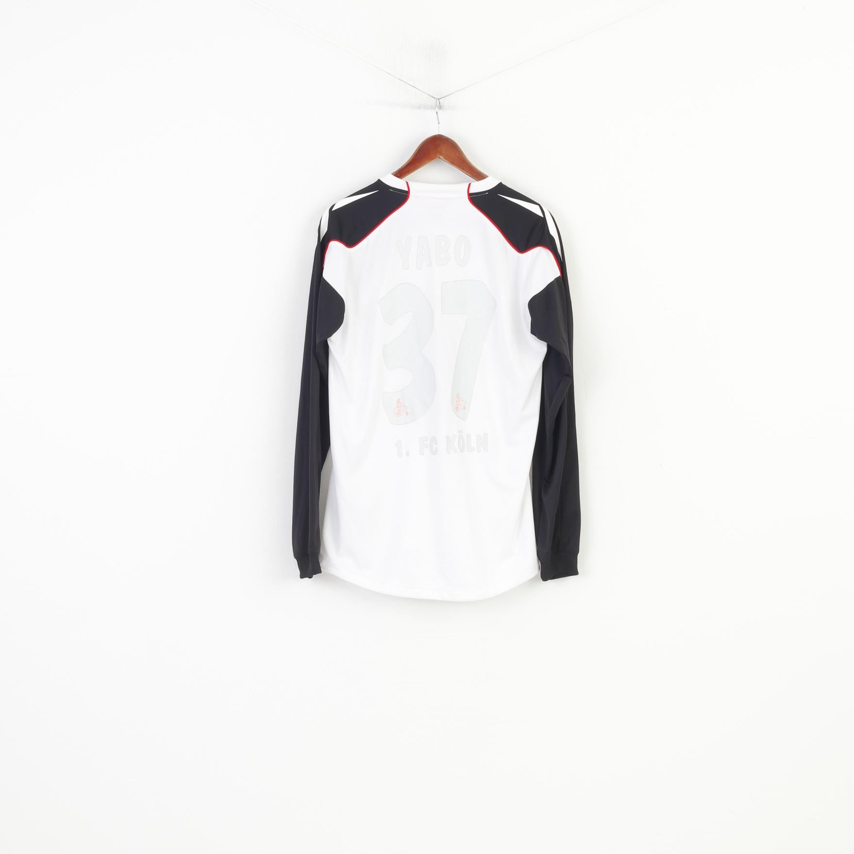 Reebok Uomo M Maglia a maniche lunghe Training Sportswear Poliestere Bianco Rewe Vintage Top
