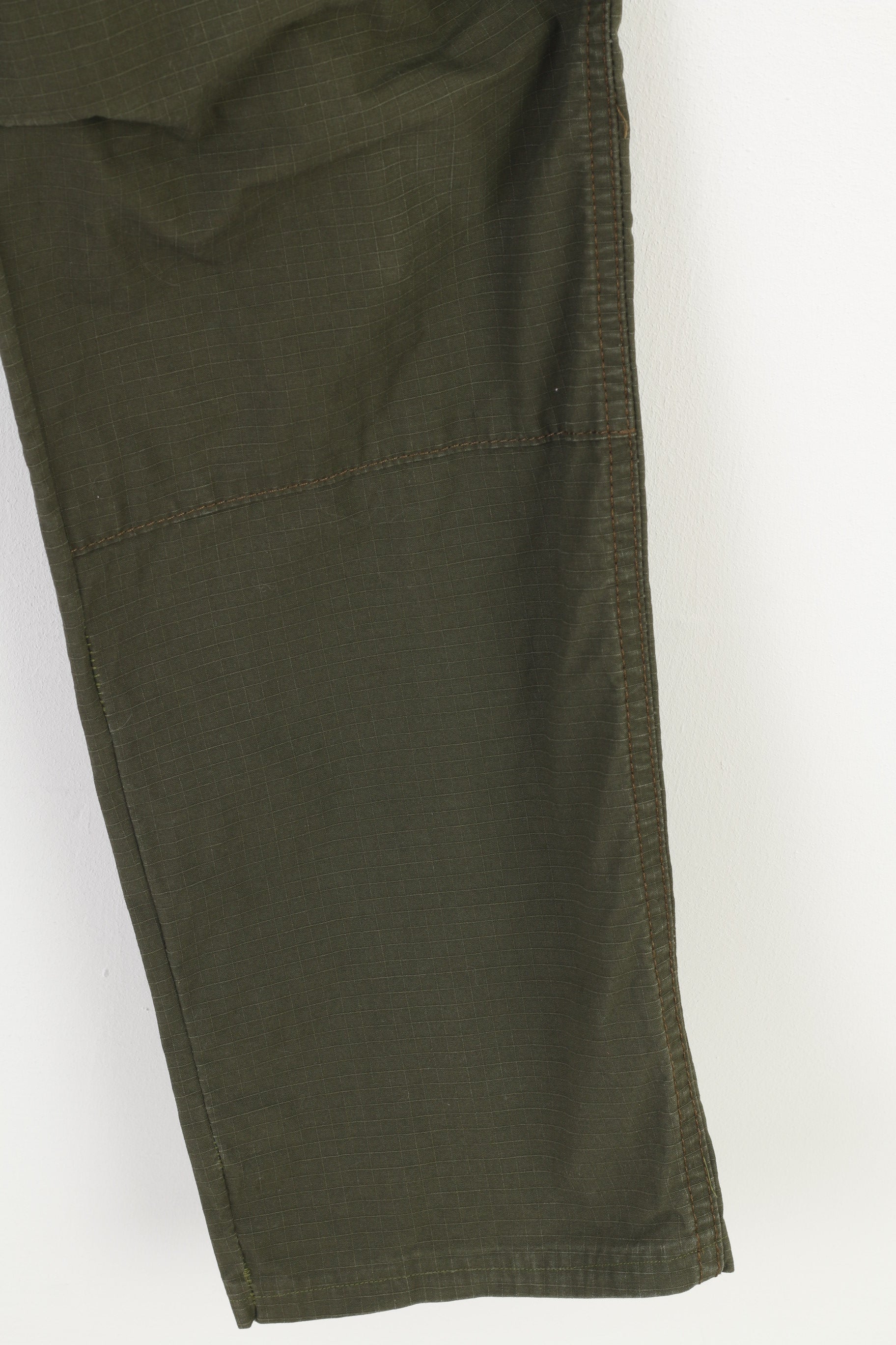 Carhartt Men M Trousers Khaki Wide Leg Vintage Pockets Pants