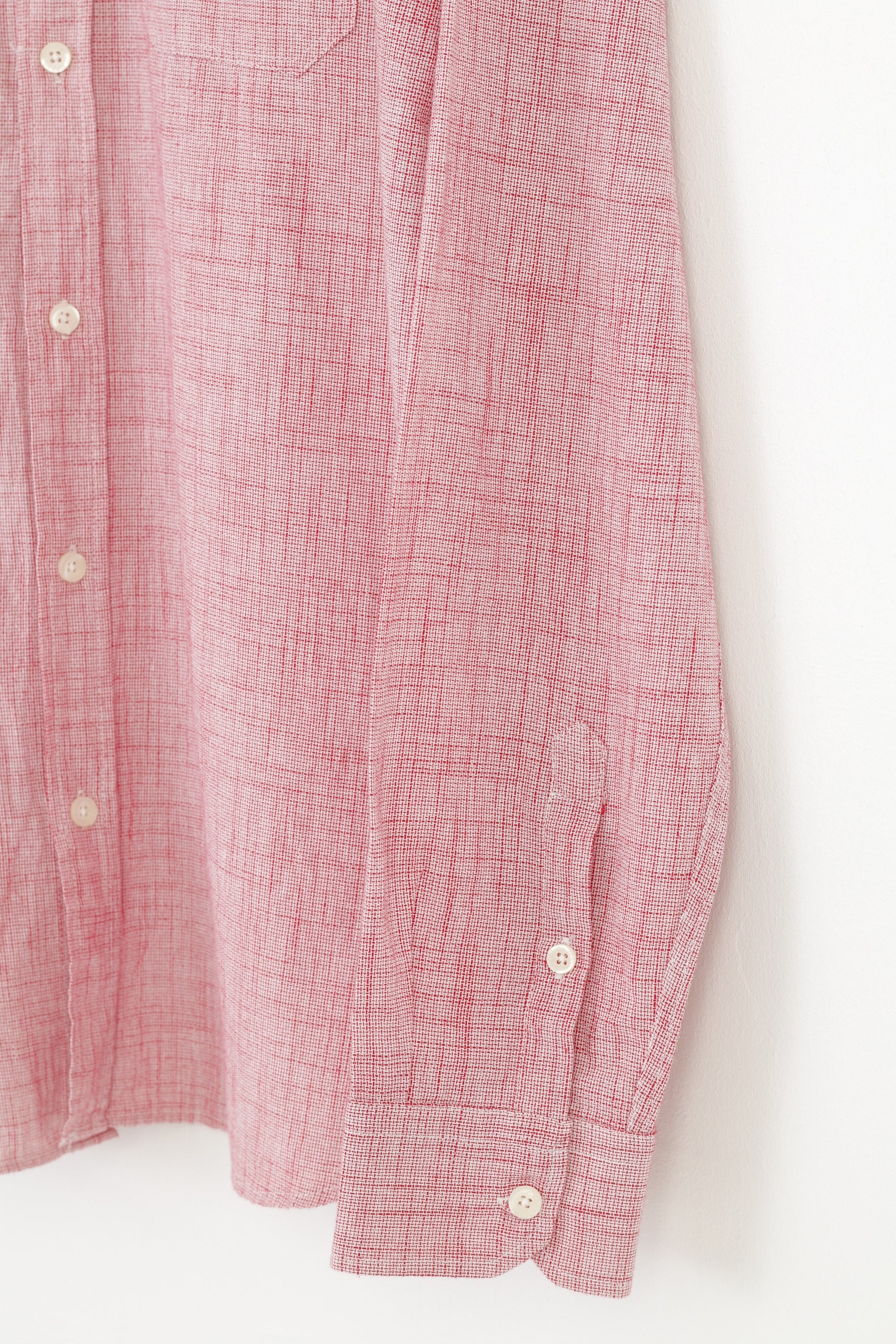 Mavi hommes XL chemise décontractée coton mince blanc rouge Denim porter haut à manches longues