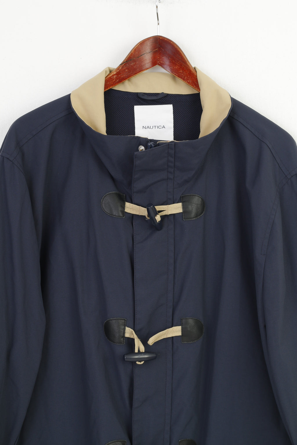 Nautica Men 4XL Jacket Nylon Navy Blue Full Zipper  Outwear Top