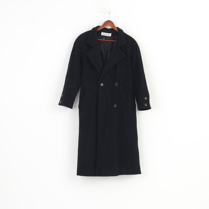 Richard Muller Petite Mademoiselle Woman M Coat Black Wool  Buttons West Germany Top