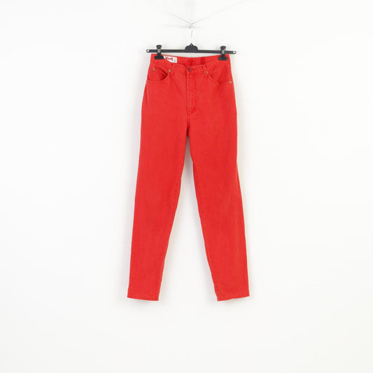 Yarell Men 12 40 Trousers Red Cotton Vintage Jeans Pants