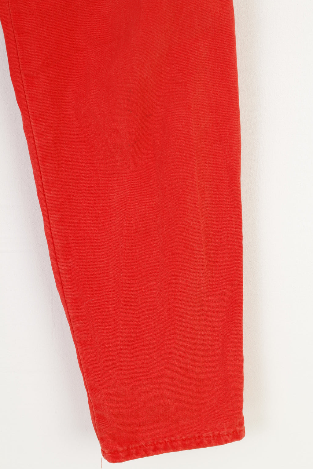 Yarell Women 12 40 Trousers Red Cotton Vintage Jeans Pants