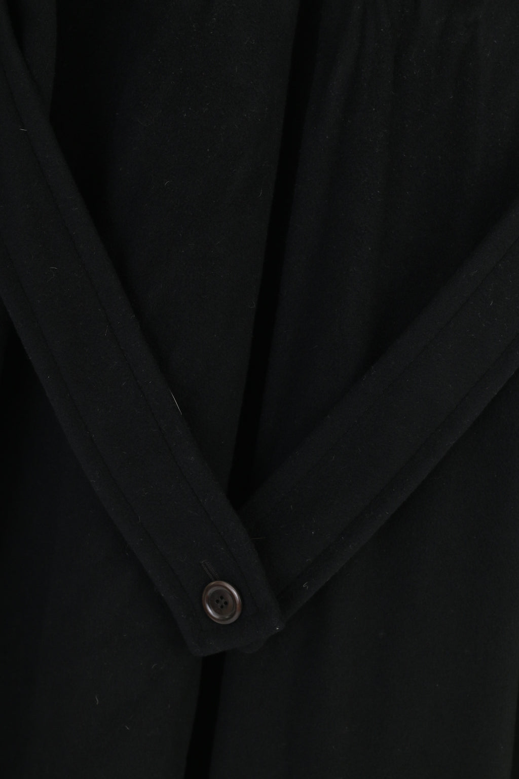 Richard Muller Petite Mademoiselle Woman M Coat Black Wool  Buttons West Germany Top