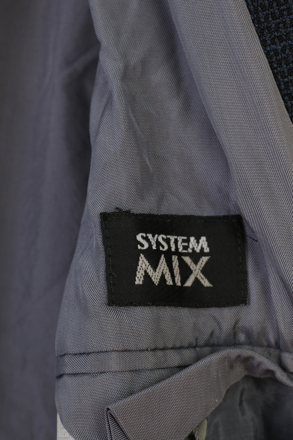 Intermoda Men 54 Blazer Navy Checkered Single Breasted Collar Vintage Classic System Mix Top