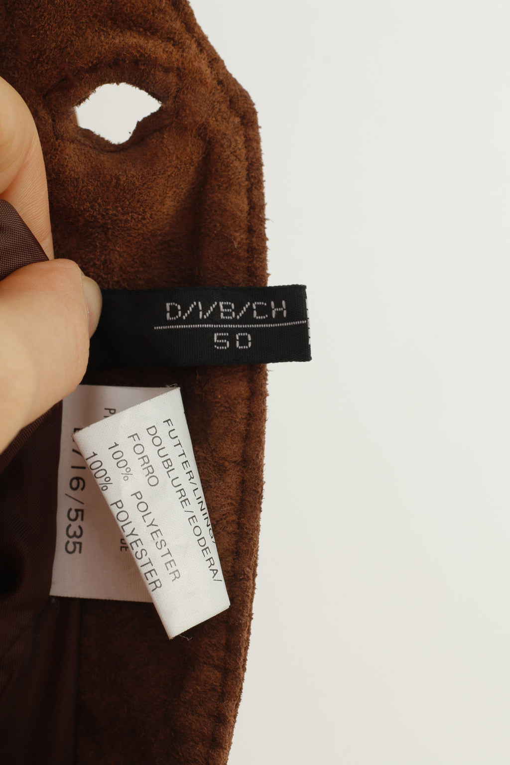 Vintage Men 50 40 Vest Brown Leather Bottoms Classic Vintage V Neck Top