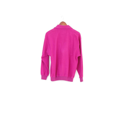 Silvy Woman S Polaire Top Rose Vintage Aztèque Vêtements d'hiver Zip Neck Sweatshirt