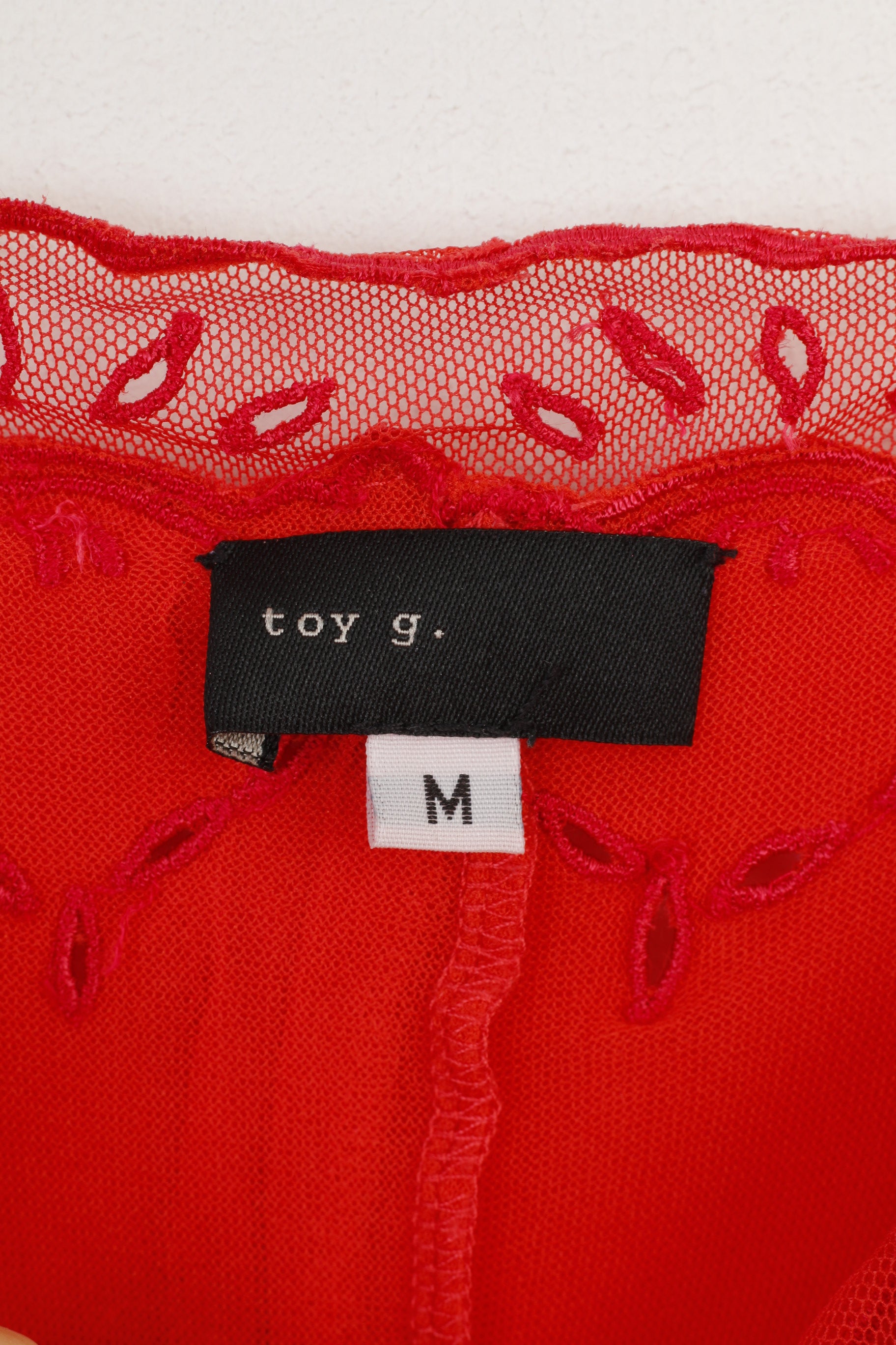 Toy G. Robe de nuit en soie rouge pour femme, manches longues, imprimé floral, vêtements de nuit