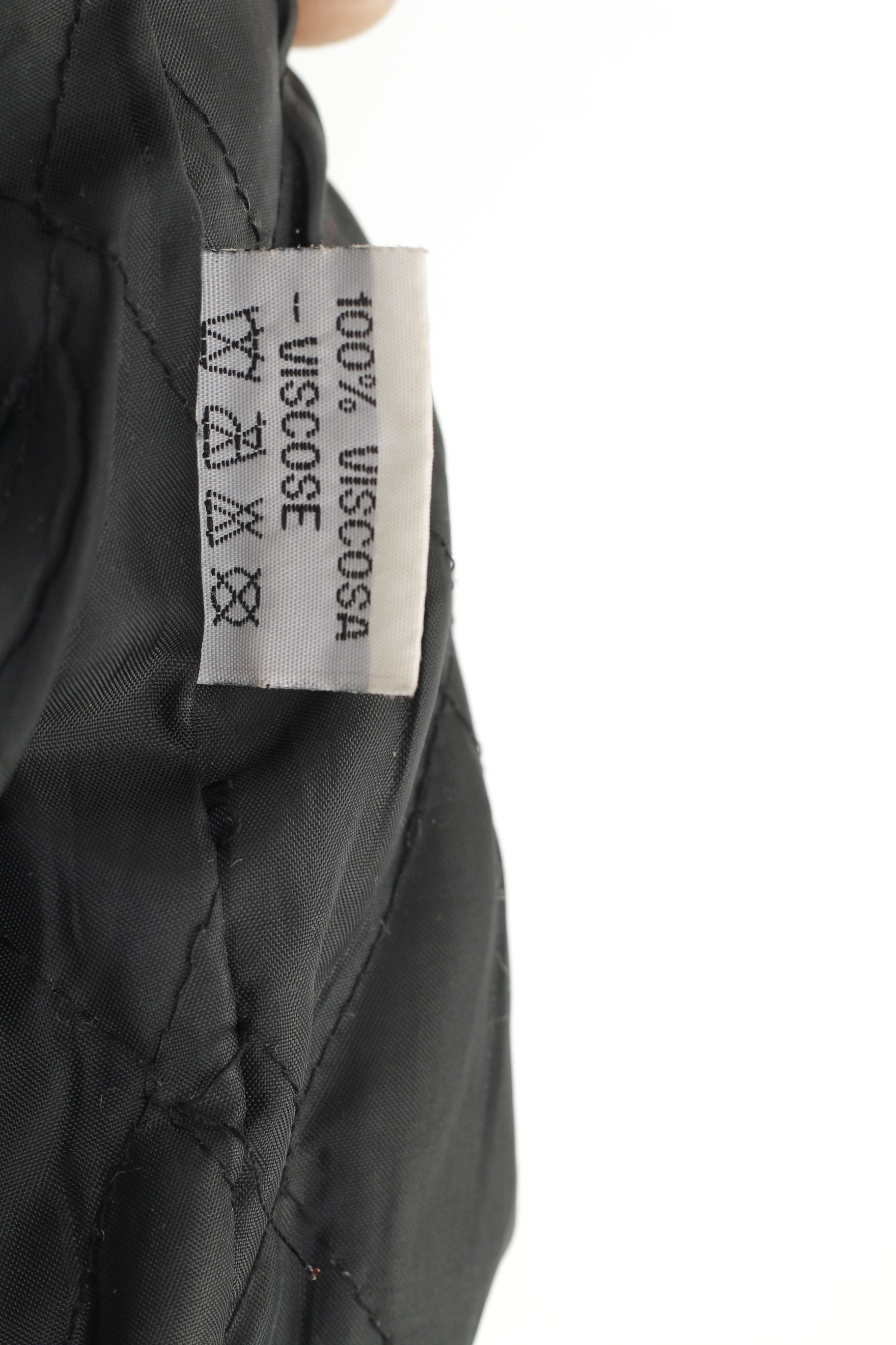 New Vintage Men 54 L Leather Jacket Black Full Zipper Collar Italian Style Top