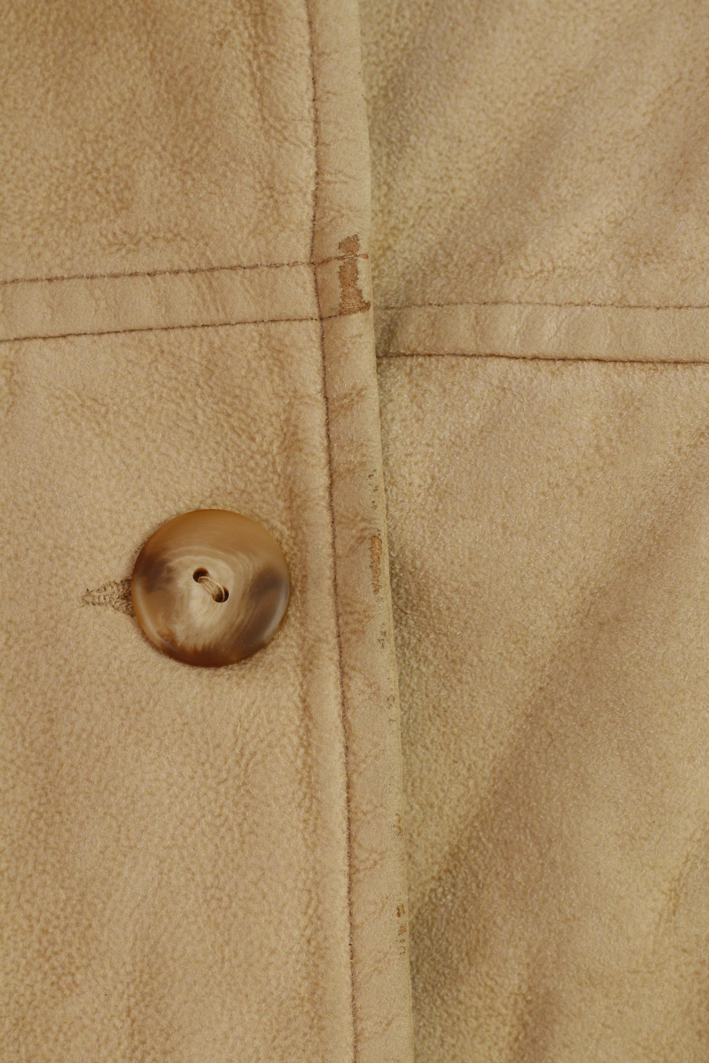 Ploumanac'h Femme 8 S Veste Rétro Coton Beige Bas Col Vintage Haut Rembourré