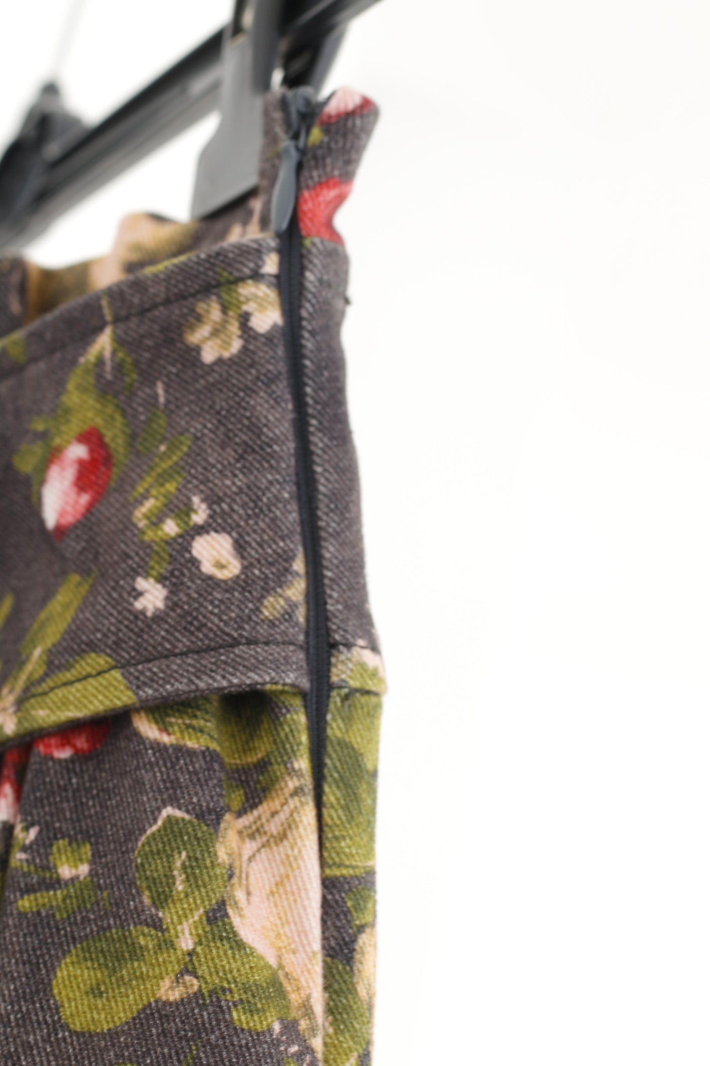 Love Moschino Femme 6 S Jupe Coton Floral Italie Multicolore Ceinturé