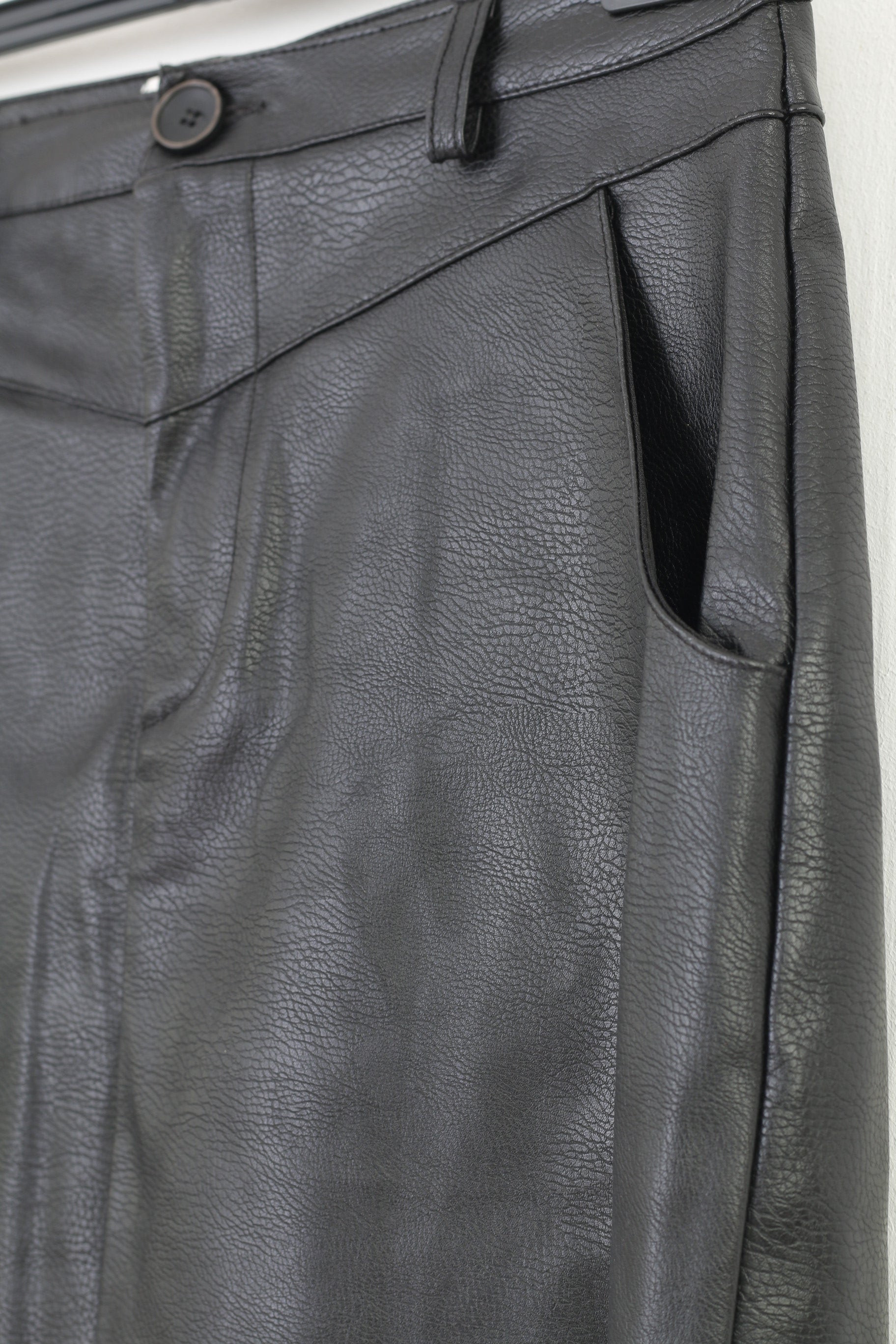 Pull&amp;Bear Woman M Jupe Poches Noir Fermeture Éclair Passants De Ceinture Haut Court