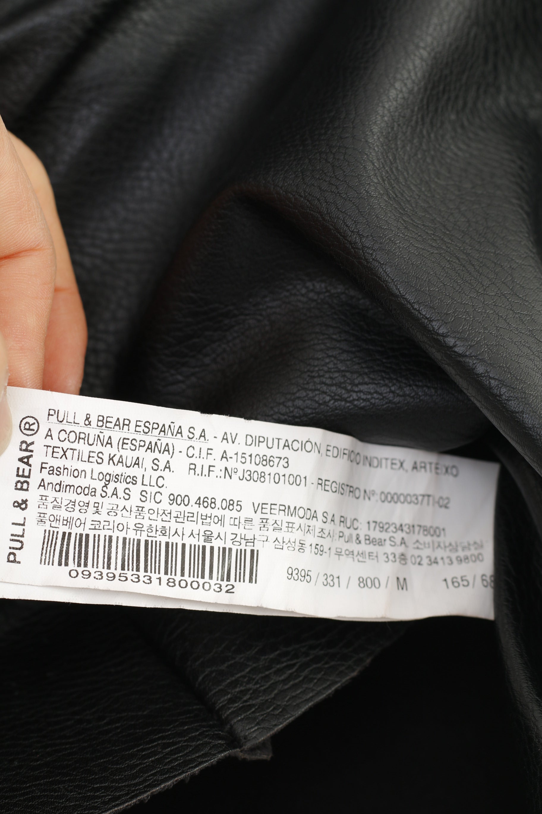 Pull&amp;Bear Woman M Jupe Poches Noir Fermeture Éclair Passants De Ceinture Haut Court