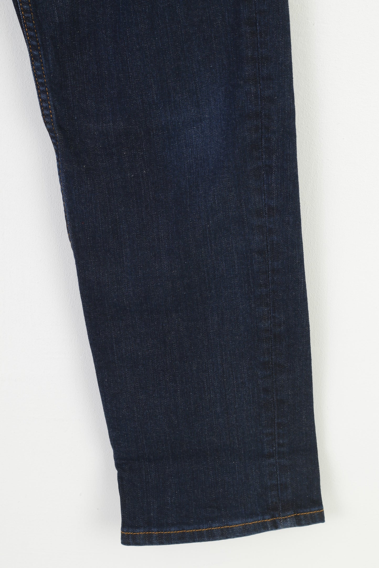 Henri Lloyd Pantaloni jeans da donna 30 Pantaloni vintage a gamba dritta in cotone blu scuro 