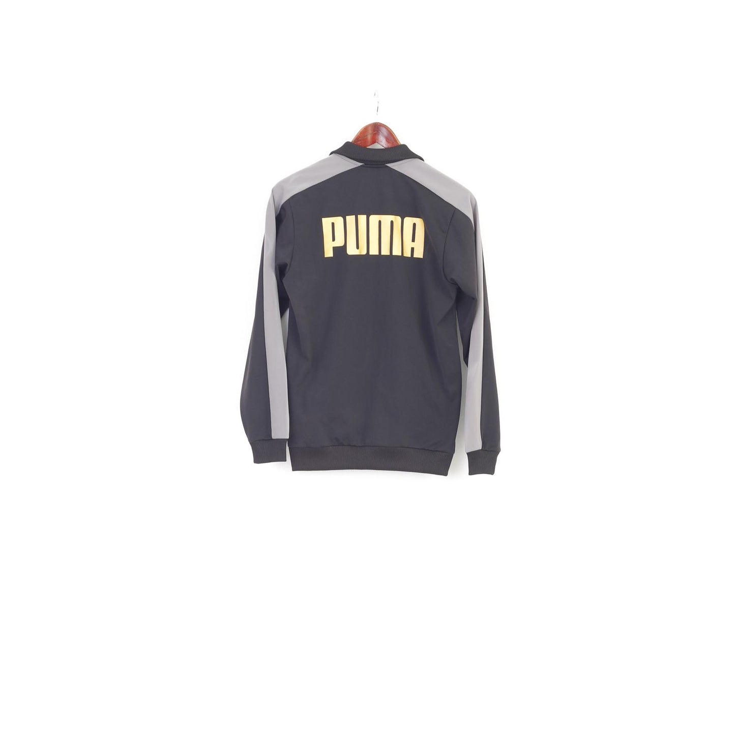 Puma Femme 32/34 Sweat Noir Manches Longues Col Zippé