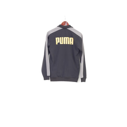 Puma Femme 32/34 Sweat Noir Manches Longues Col Zippé