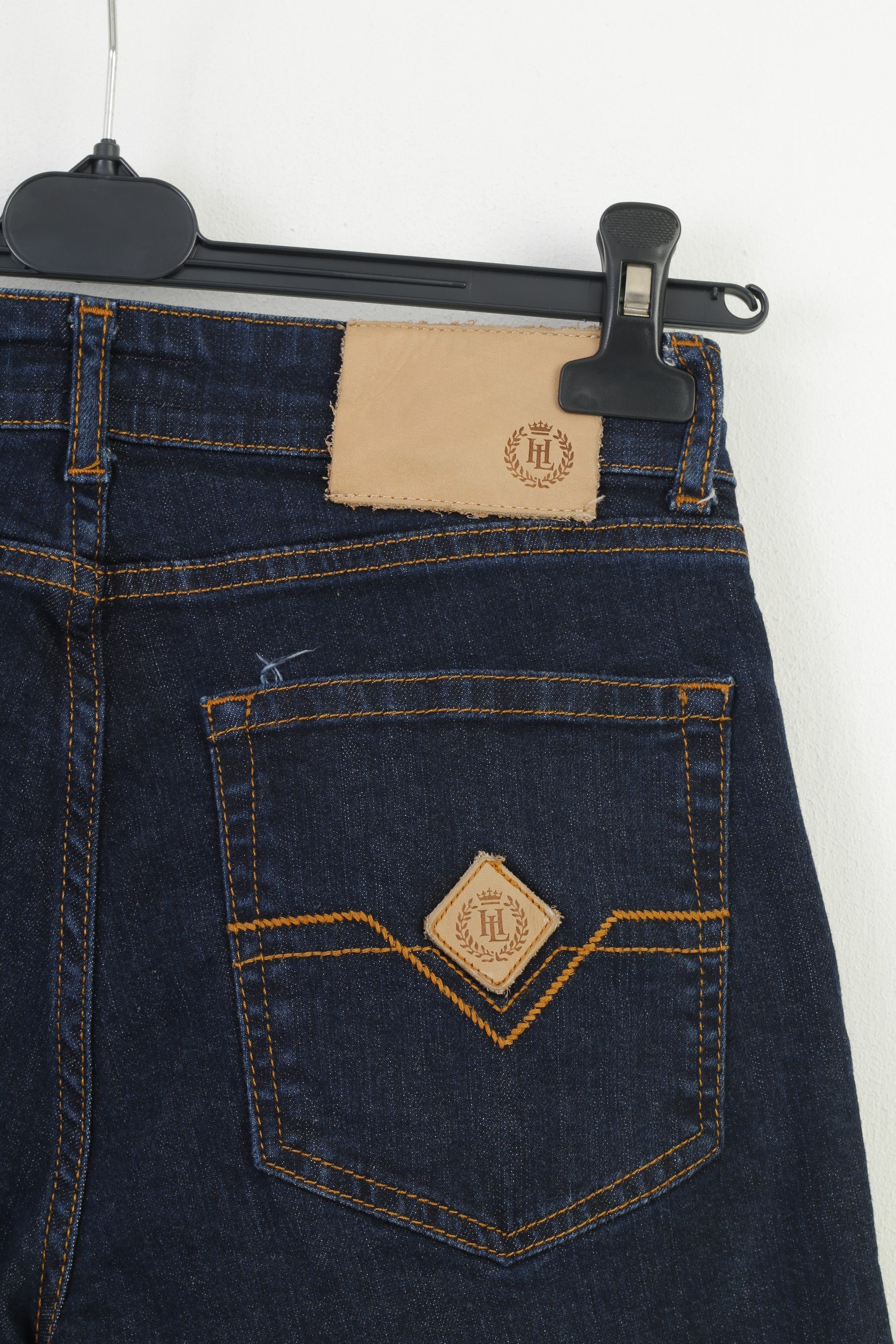 Henri Lloyd Women 30 Jeans Trousers Navy Cotton Straight Leg Vintage  Pants