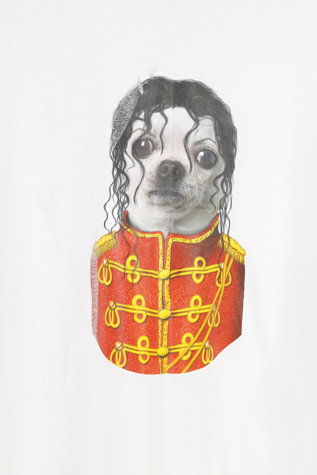 Joe Browns Men 3XL T-Shirt White Cotton Graphic Michael Jackson Crew Neck Top