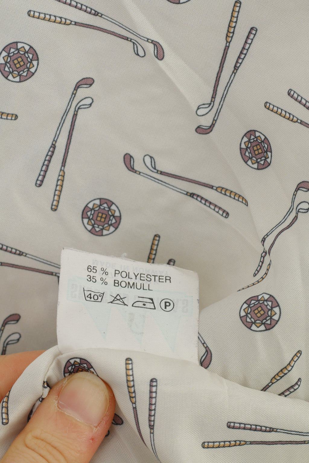 Skogstad Giacca da uomo L Beige Leggera Golf Cerniera completa Retro Sport Vintage Natural Conceptlife Top