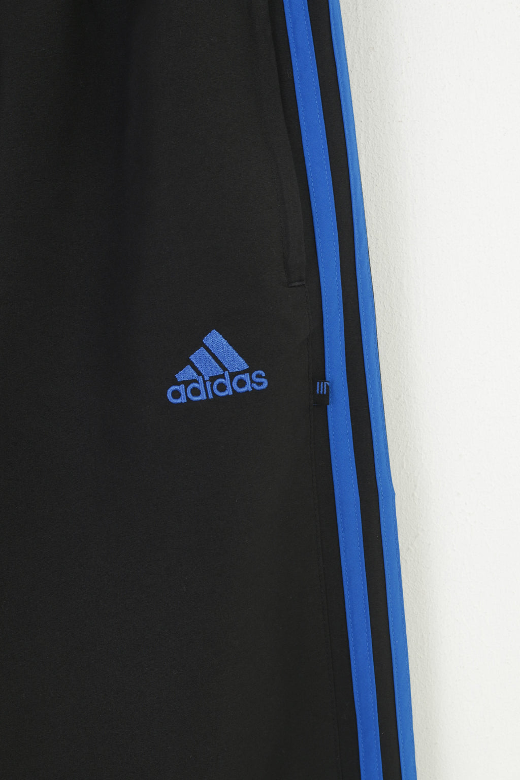 Adidas – pantalon pour garçon de 12 ans, 152 ans, noir, vêtements de sport, poches, entraînement, fermeture éclair, Vintage, 3 bandes 