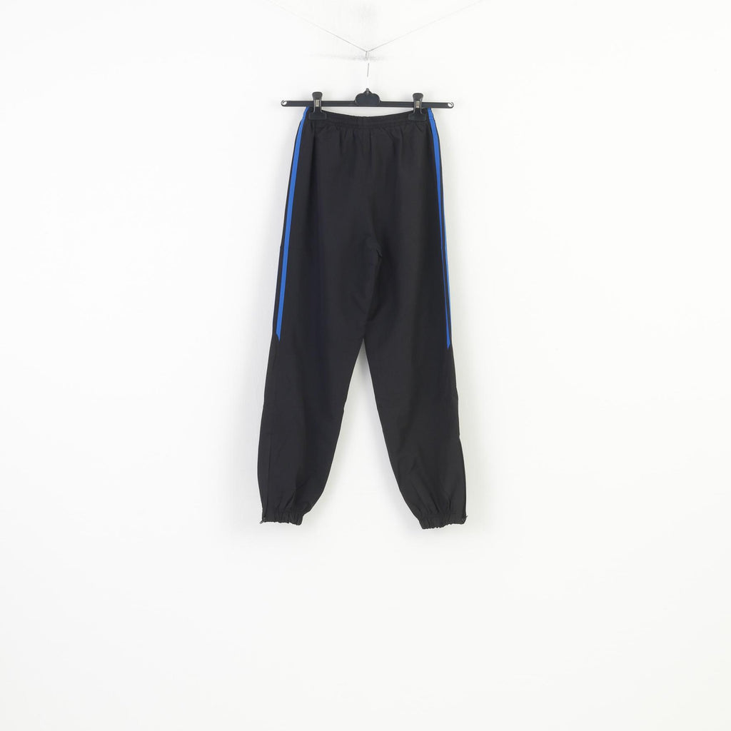 Adidas – pantalon pour garçon de 12 ans, 152 ans, noir, vêtements de sport, poches, entraînement, fermeture éclair, Vintage, 3 bandes 