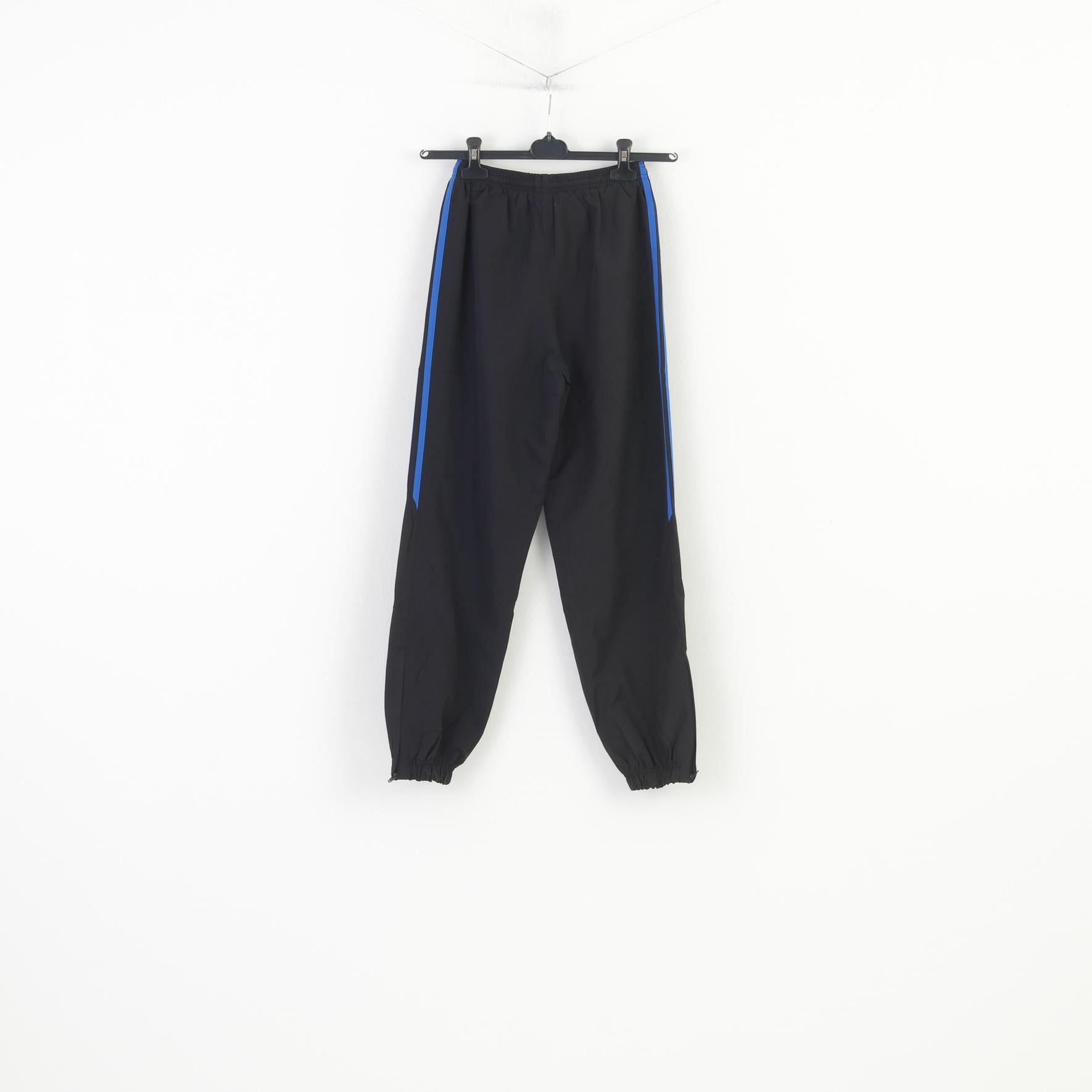 Adidas – pantalon pour garçon de 12 ans, 152 ans, noir, vêtements de sport, poches, entraînement, fermeture éclair, Vintage, 3 bandes 