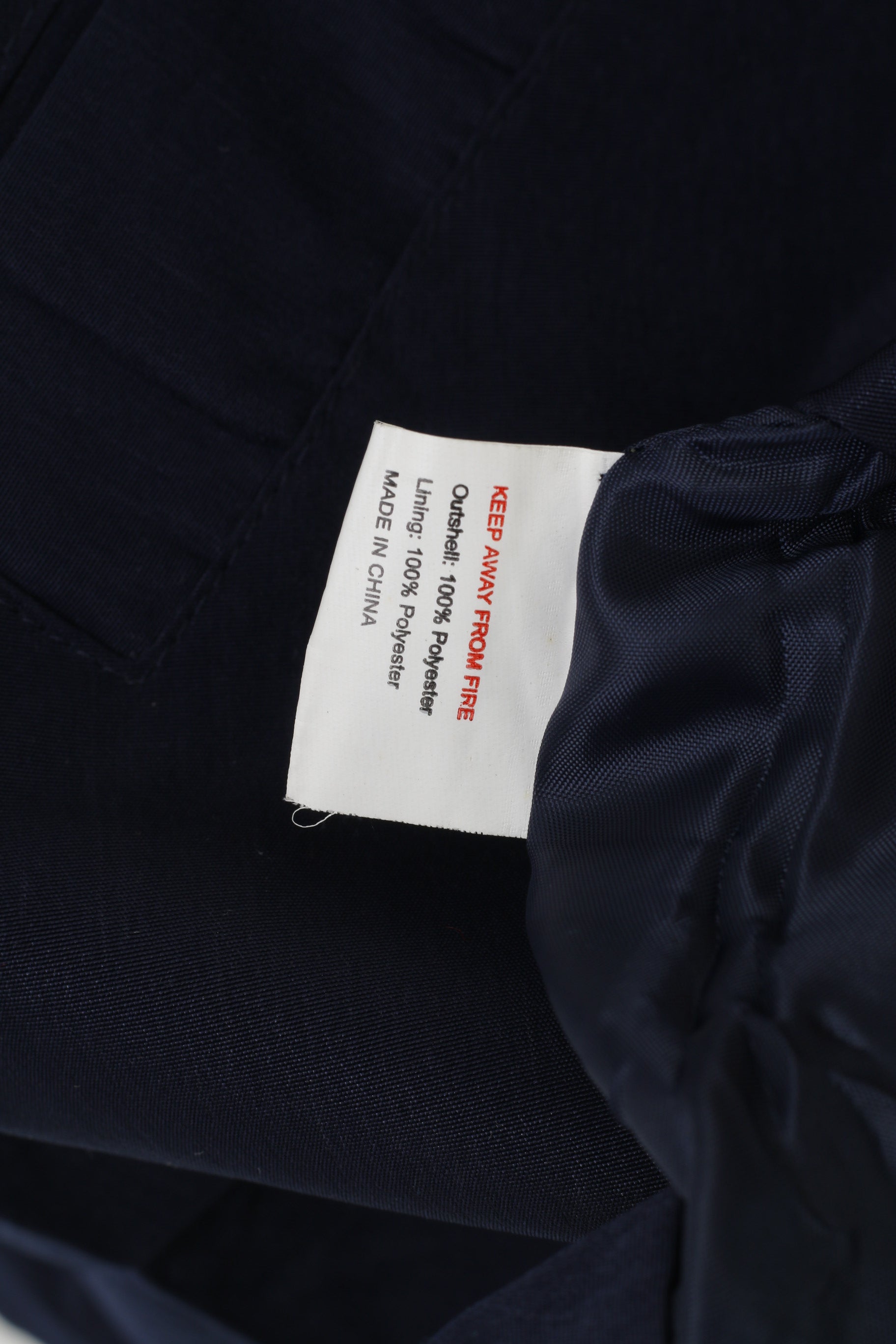 NCL Norwegian  Women L Jacket Navy Lightweight Zip Up Shoulder Pads Cruise Line Top