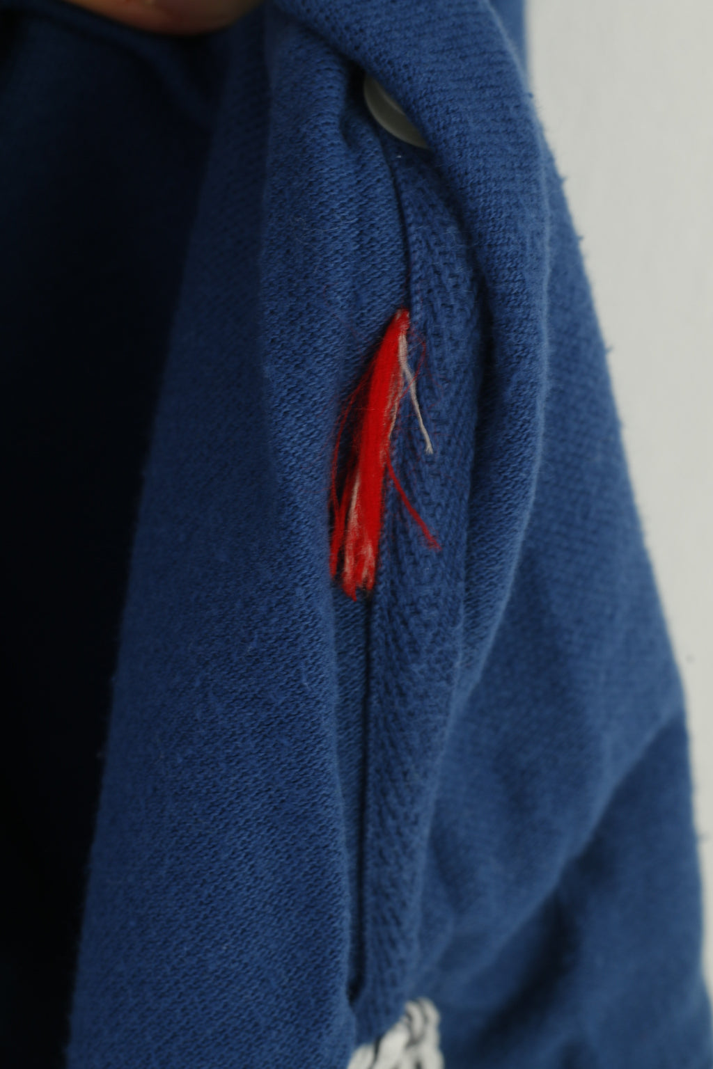 Superdry Homme M Polo Bleu Marine Coton Double Black Label Polo Fit Vintage Haut À Manches Courtes