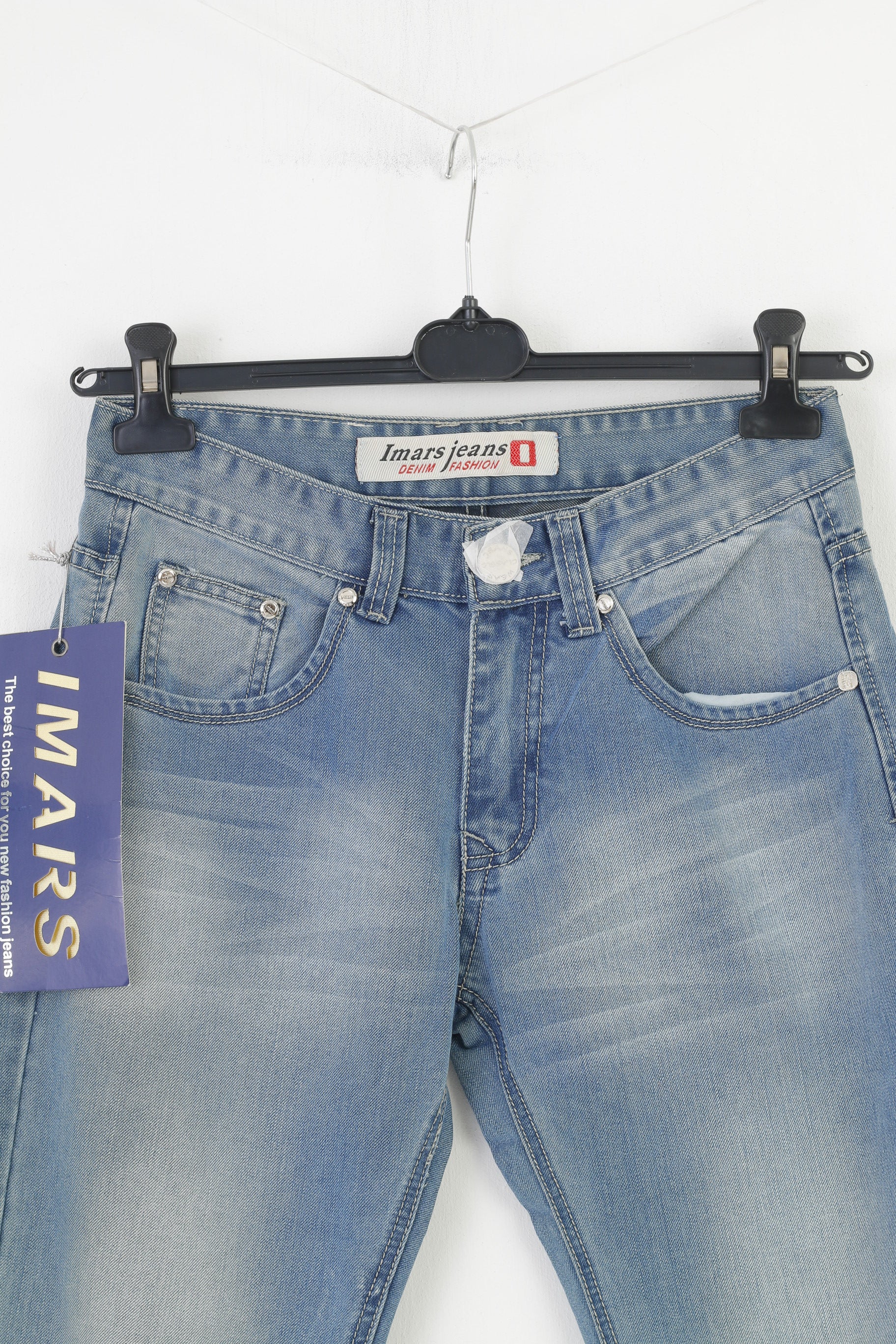 NEW Imars Jeans Denim Fashion Woman 29 Trousers Blue Jeans Cotton Vintage Top