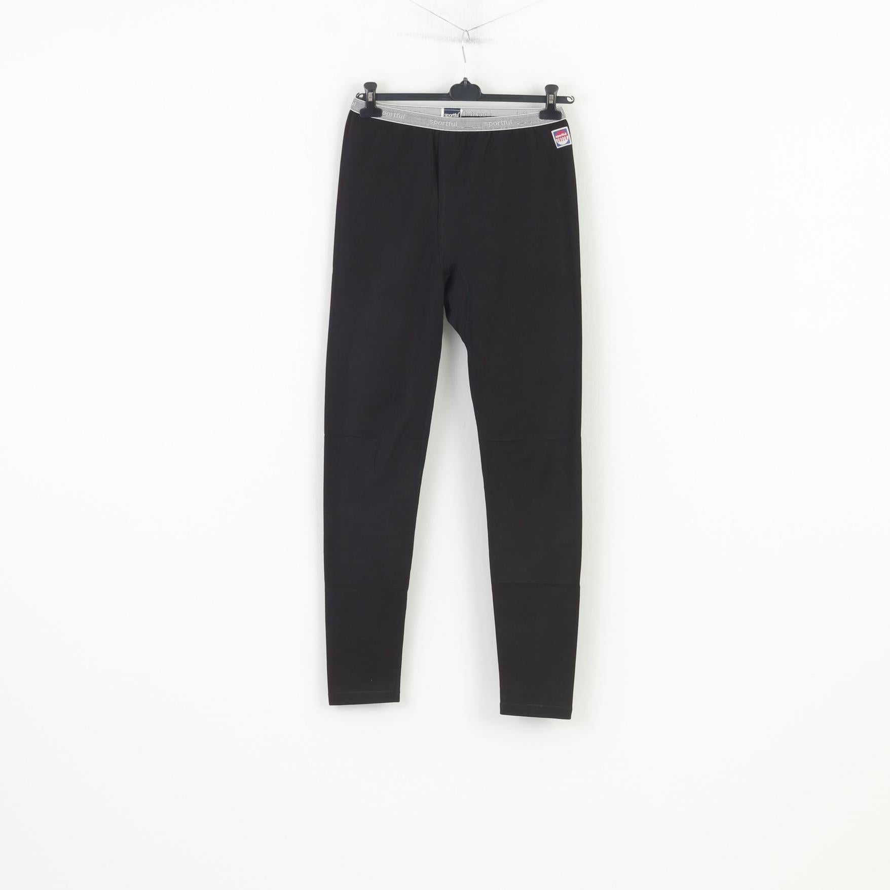 Sportful Men 52 XL Under Trousers Black Basic Long Underwear Long Winter Padded Pants