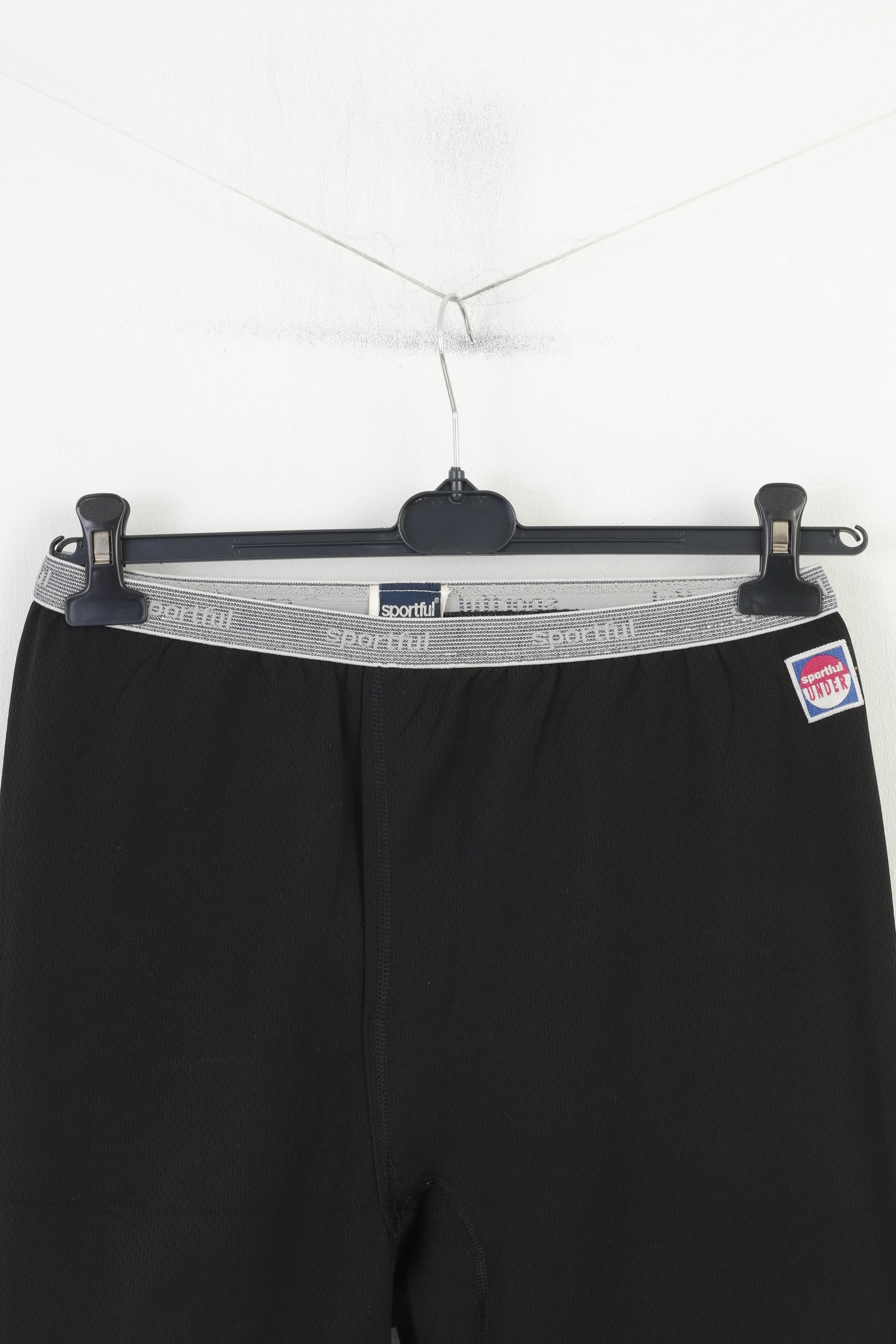 Sportful Men 52 XL Under Trousers Black Basic Long Underwear Long Winter Padded Pants