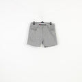 Cipo & Baxx Man W40 L34 Shorts White Black Checkered Summer Top