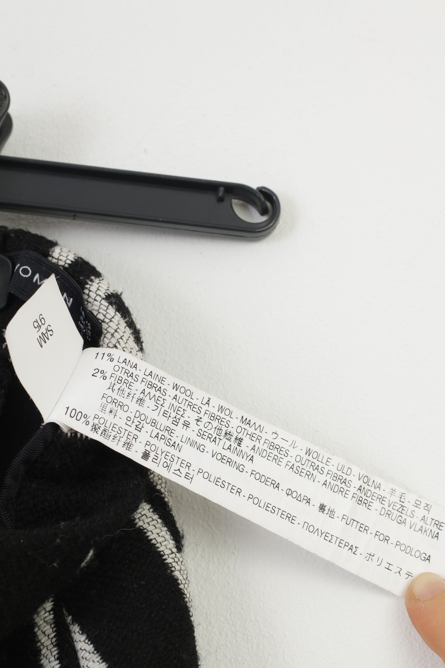 Zara Woman XS Jupe Géométrique Noir Blanc Court Mini Zipper Top