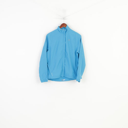 Adidas Women 40 M Jacket Blue Clima Proof Formotion Run Fitness Training Outwear Top