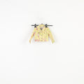 Ralph Lauren Girls 18M Jacket  Cotton Yellow Flower Snap Buttons Top