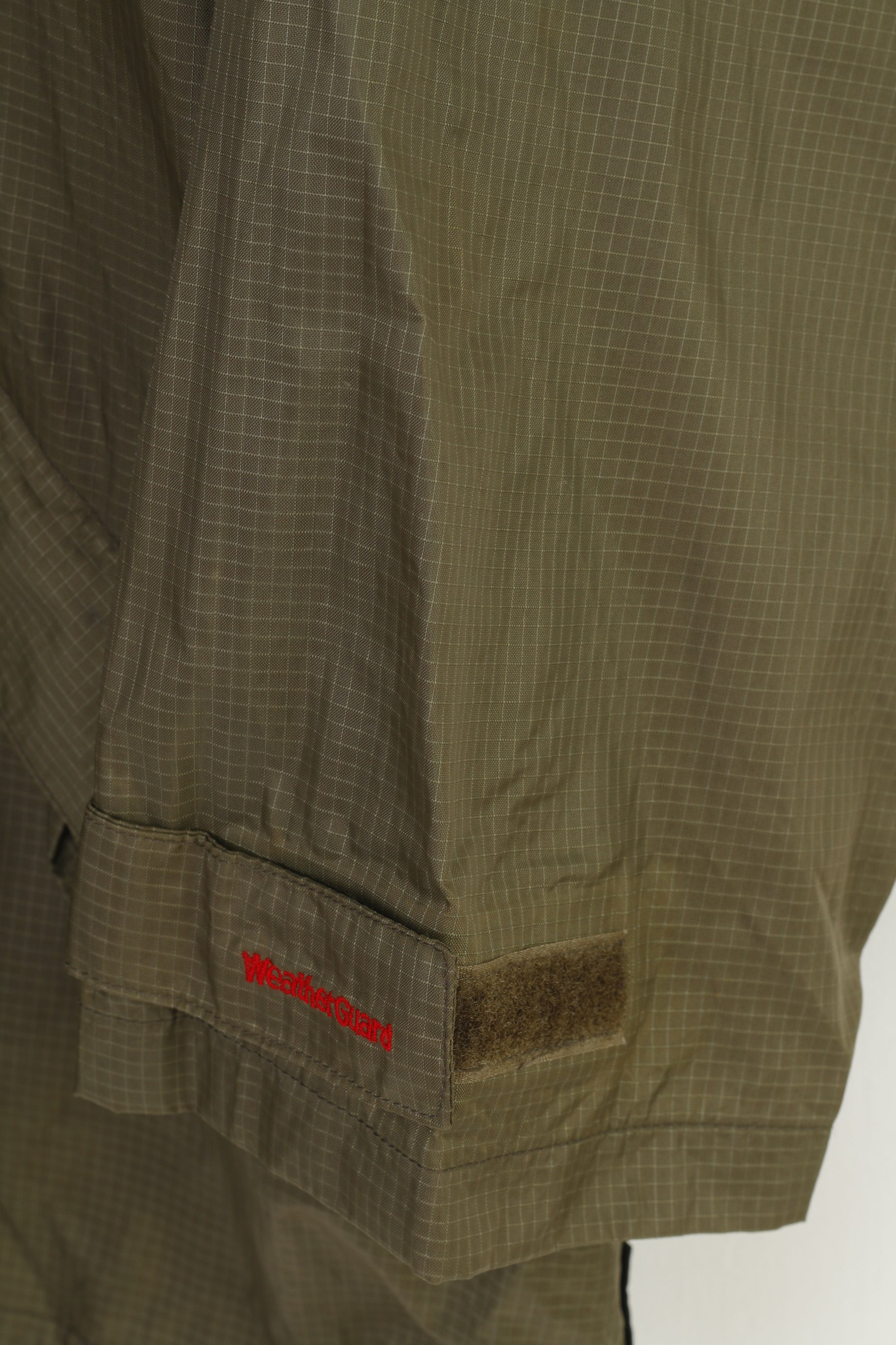 Gaupa Garçon 14 Âge Veste Vert Imperméable Nylon Capuche Sportswear Haut d'Entraînement 