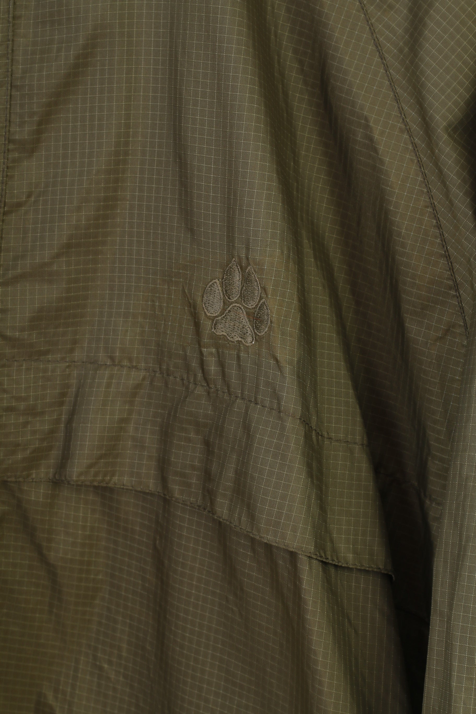 Gaupa Garçon 14 Âge Veste Vert Imperméable Nylon Capuche Sportswear Haut d'Entraînement 