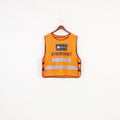Fagforbundet Men Shirt XL Orange Sleeveless  Oversize Work Clothes Top 